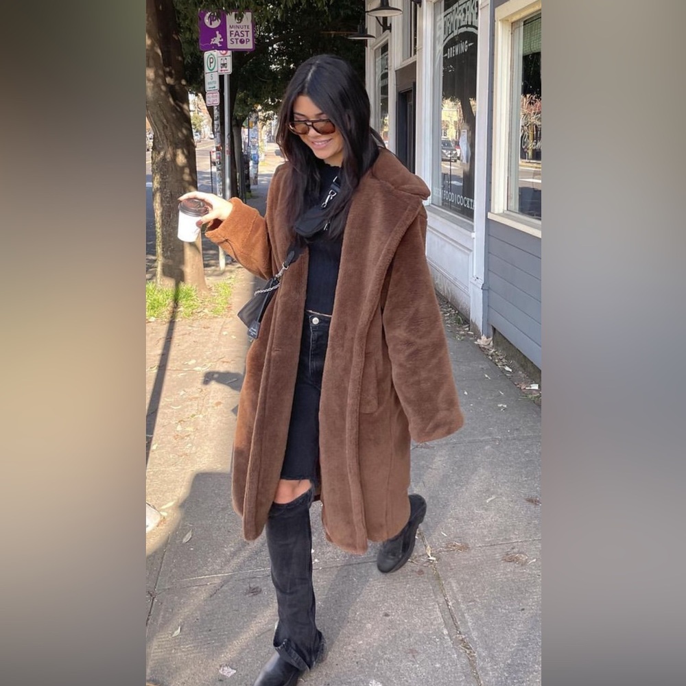 Teddy trench coat only worn a few times